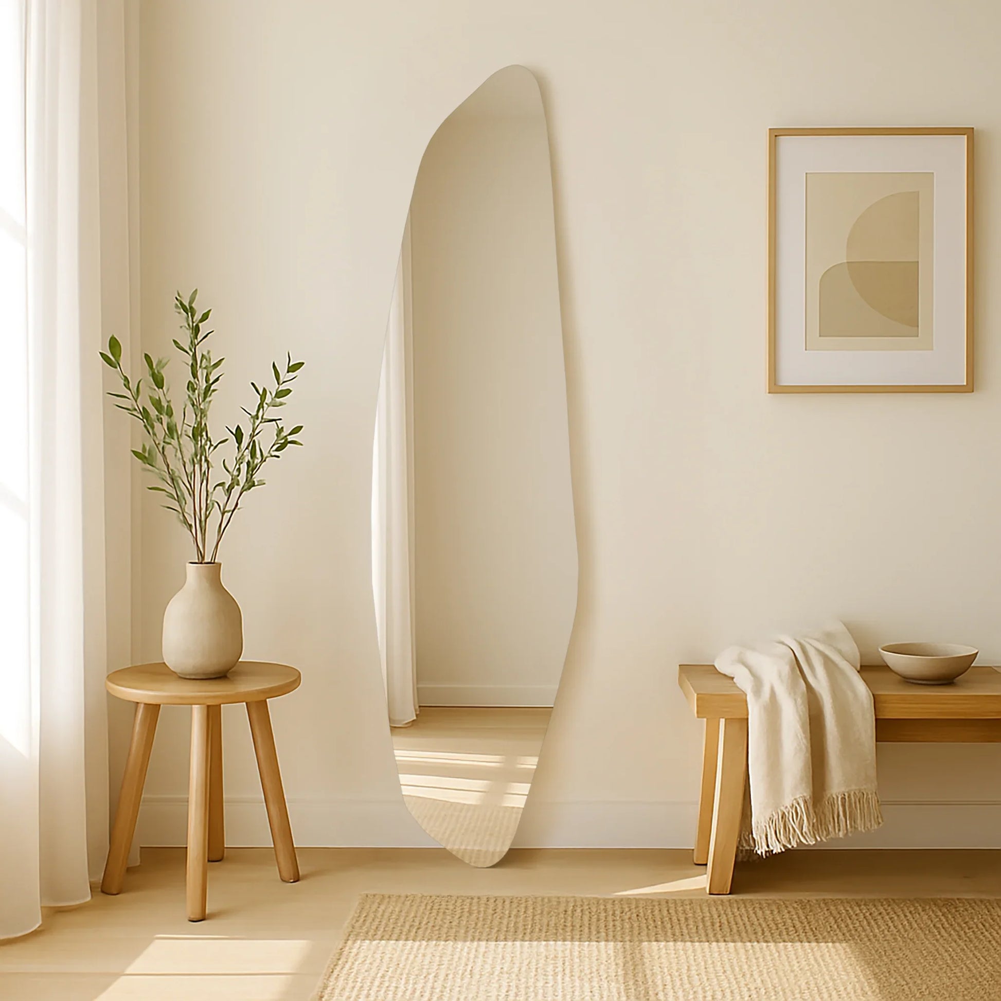 Asymmetrische Spiegel 140X35CM - Loft n Decor