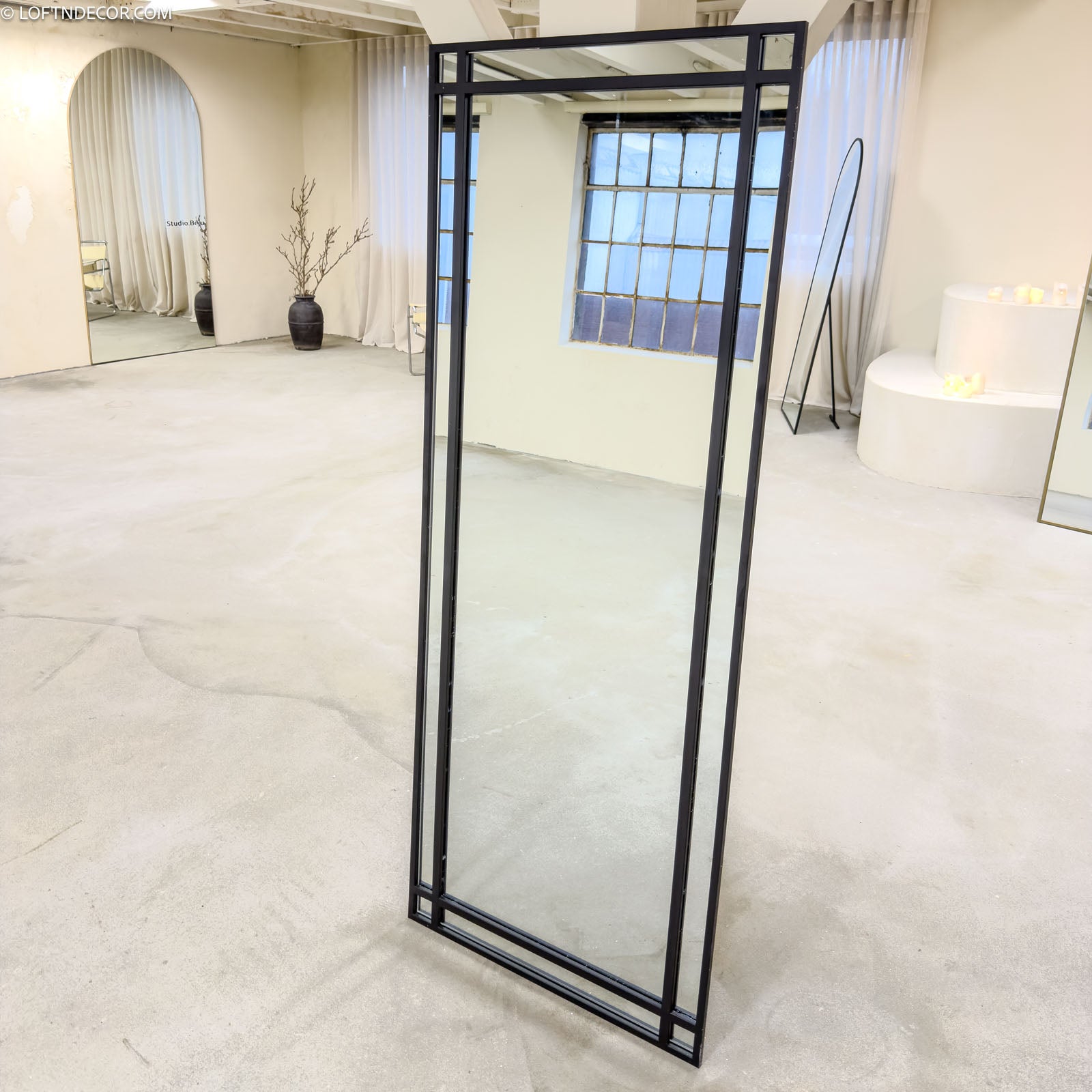 Rechte Spiegel Ruitjes 180X70CM