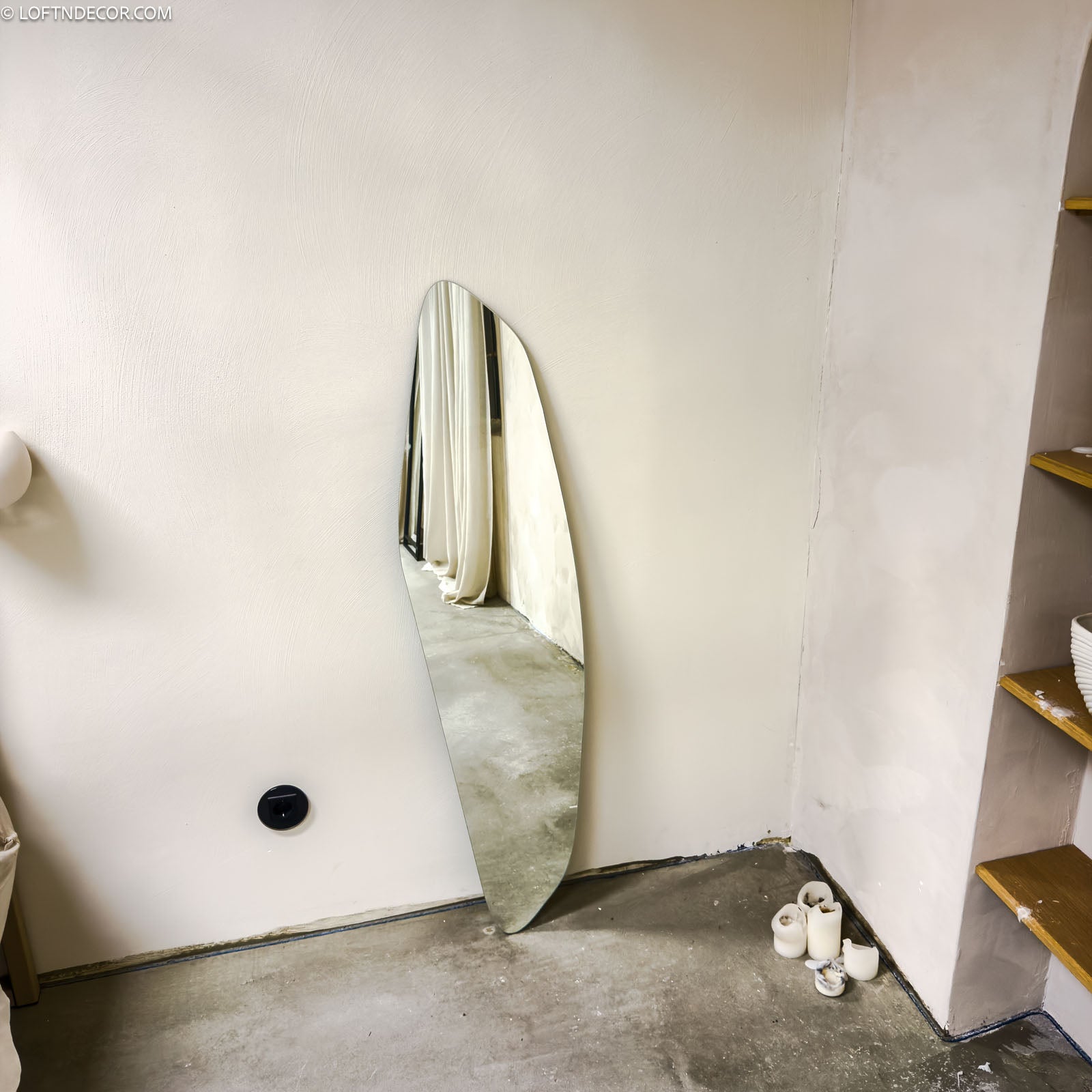 Asymmetrische Spiegel 140X35CM