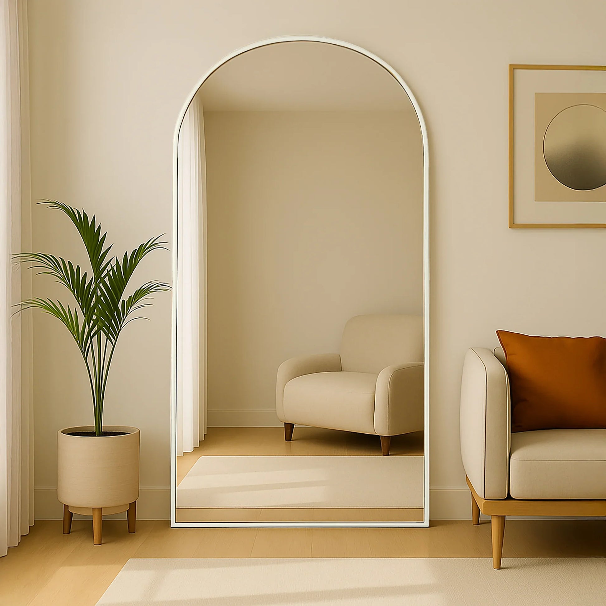 Ovale Spiegel Breed 180X100CM - Loft n Decor