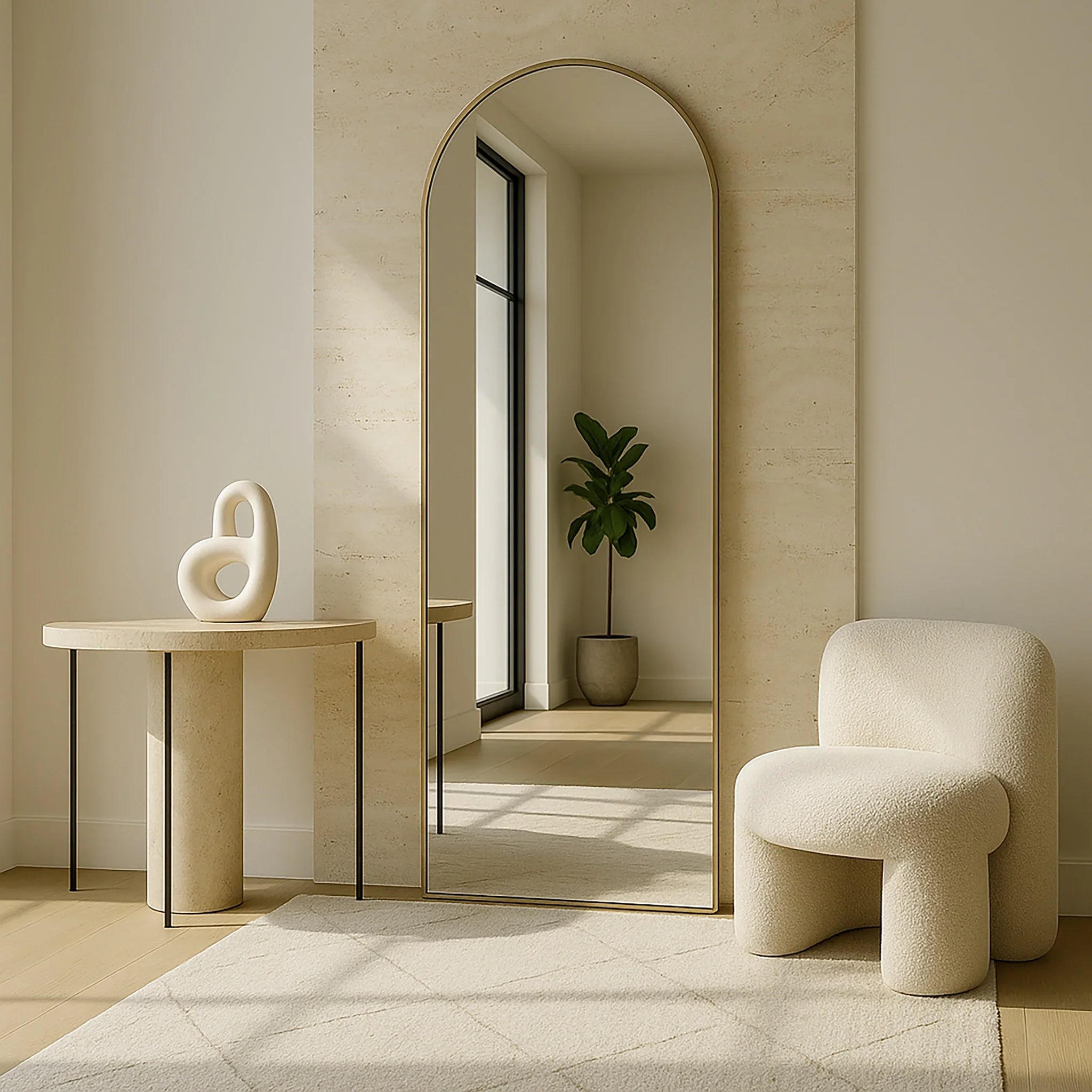 Ovale Spiegel Smal 180X70CM - Loft n Decor