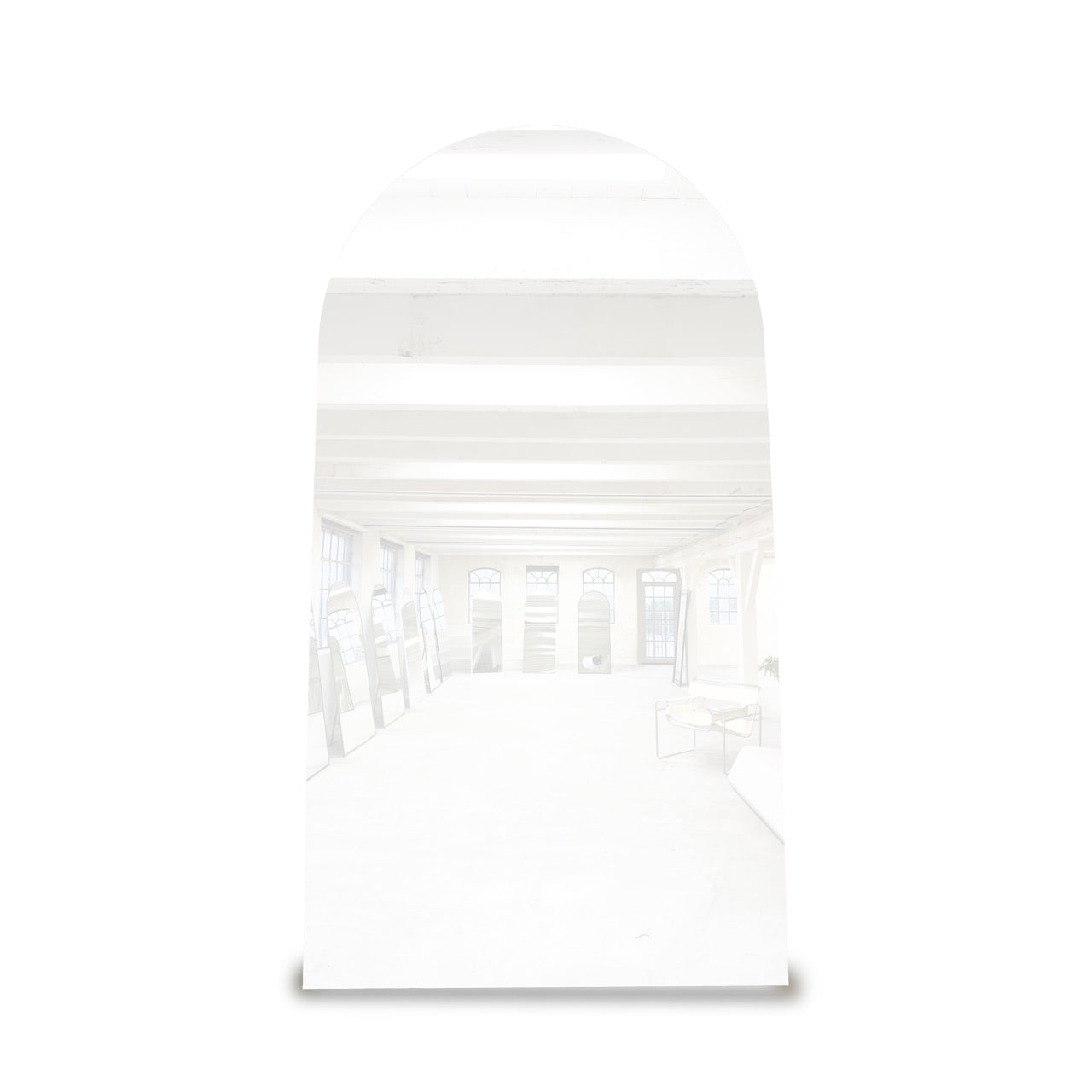 Ovaler Spiegel, Breite 180 x 100 cm