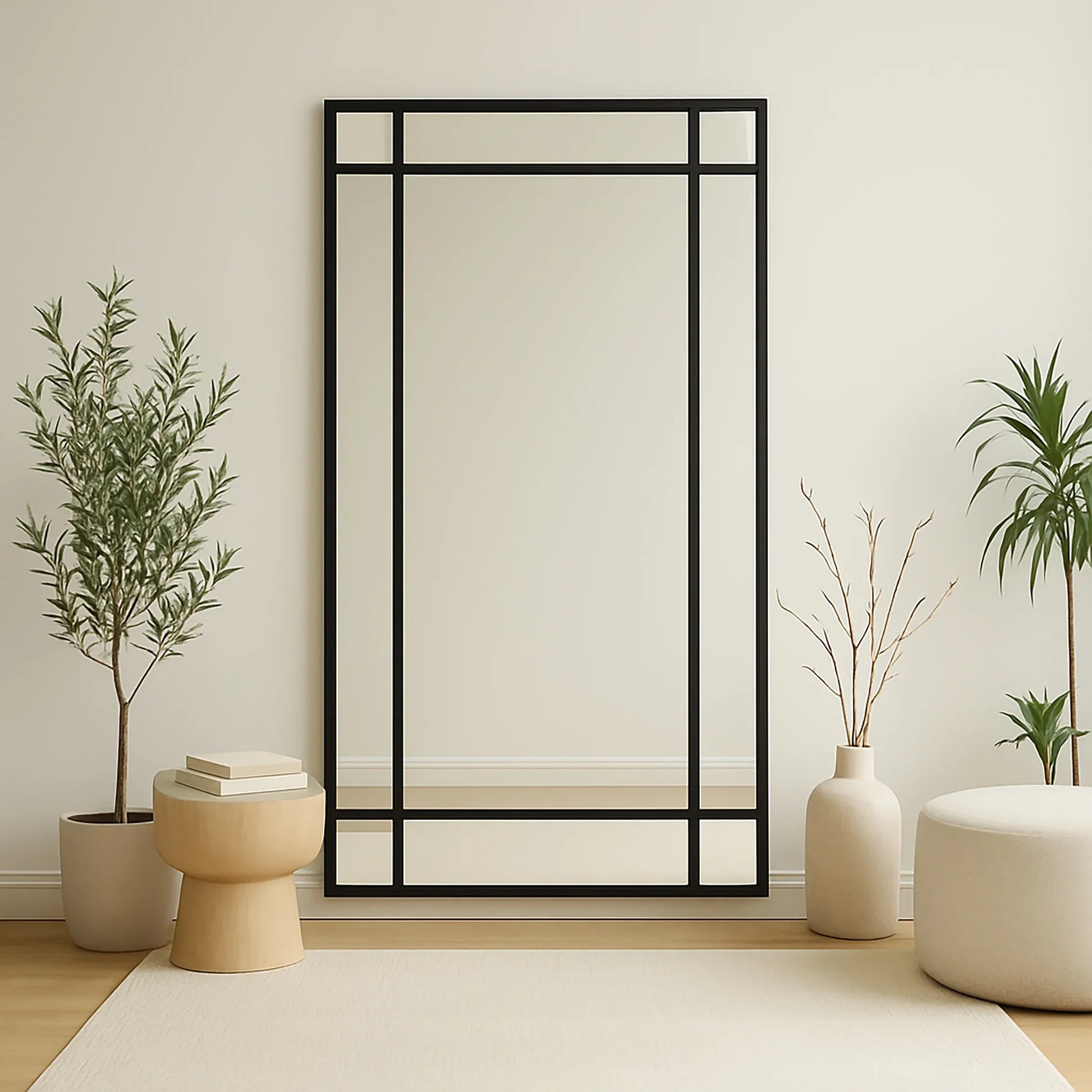 Rechte Spiegel Ruitjes 180X100CM - Loft n Decor