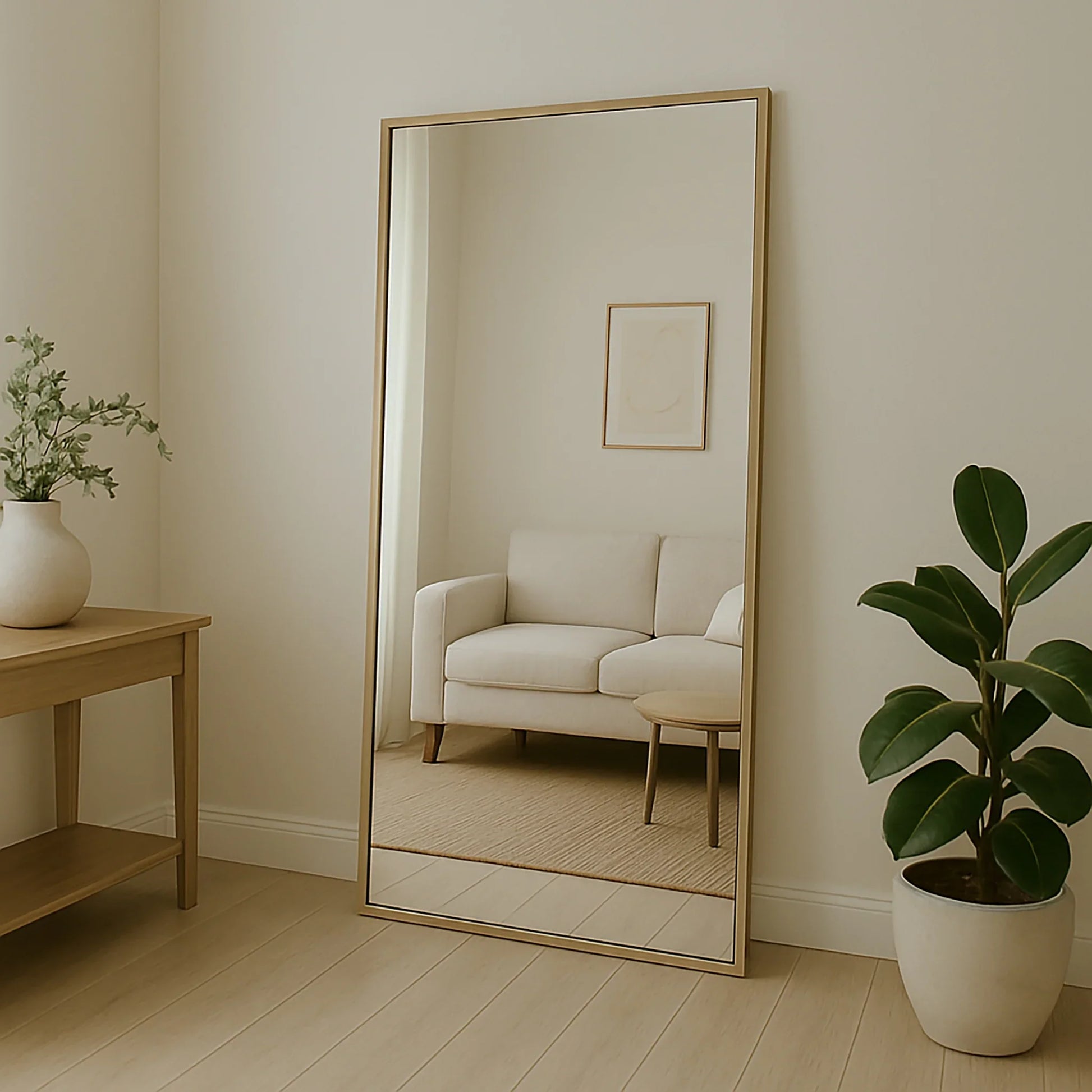 Rechte Spiegel Frame 180X100CM - Loft n Decor