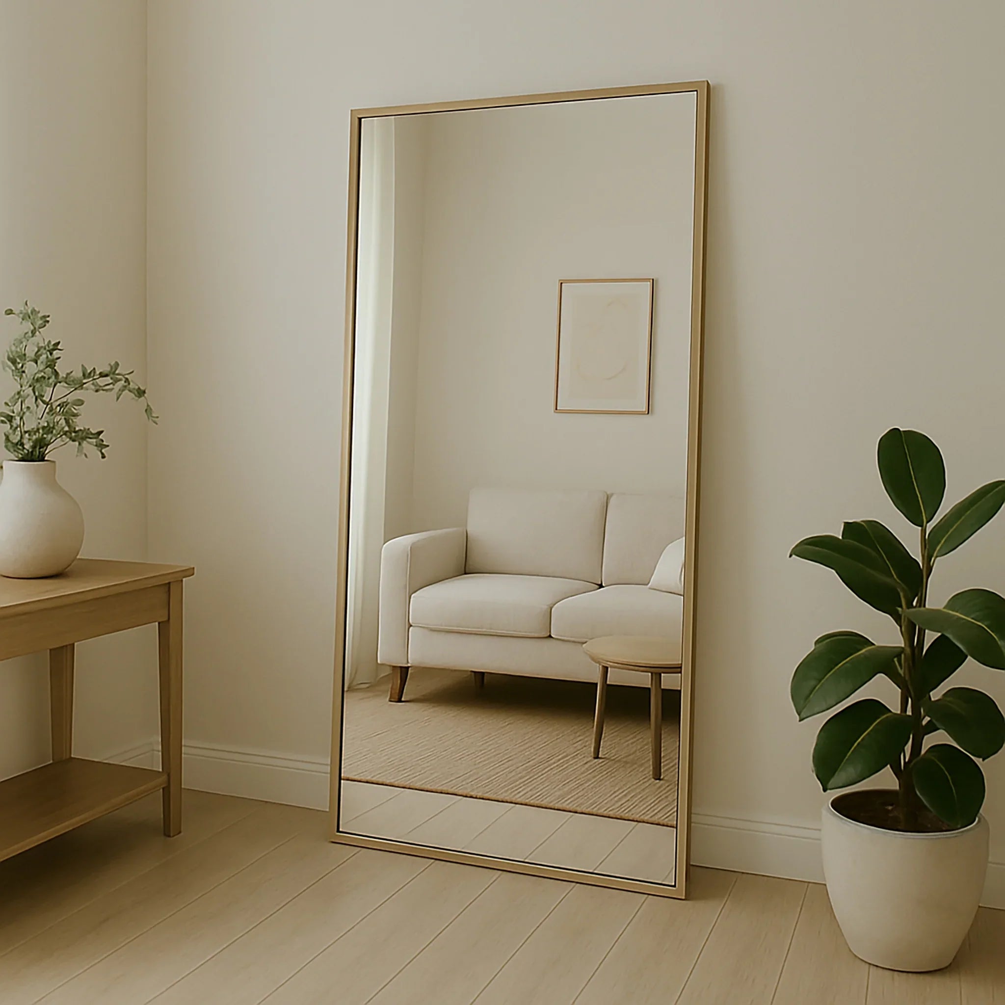 Rechte Spiegel Frame 180X100CM - Loft n Decor